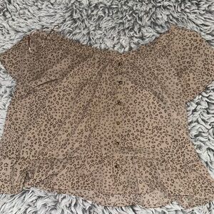 Leopard blouse